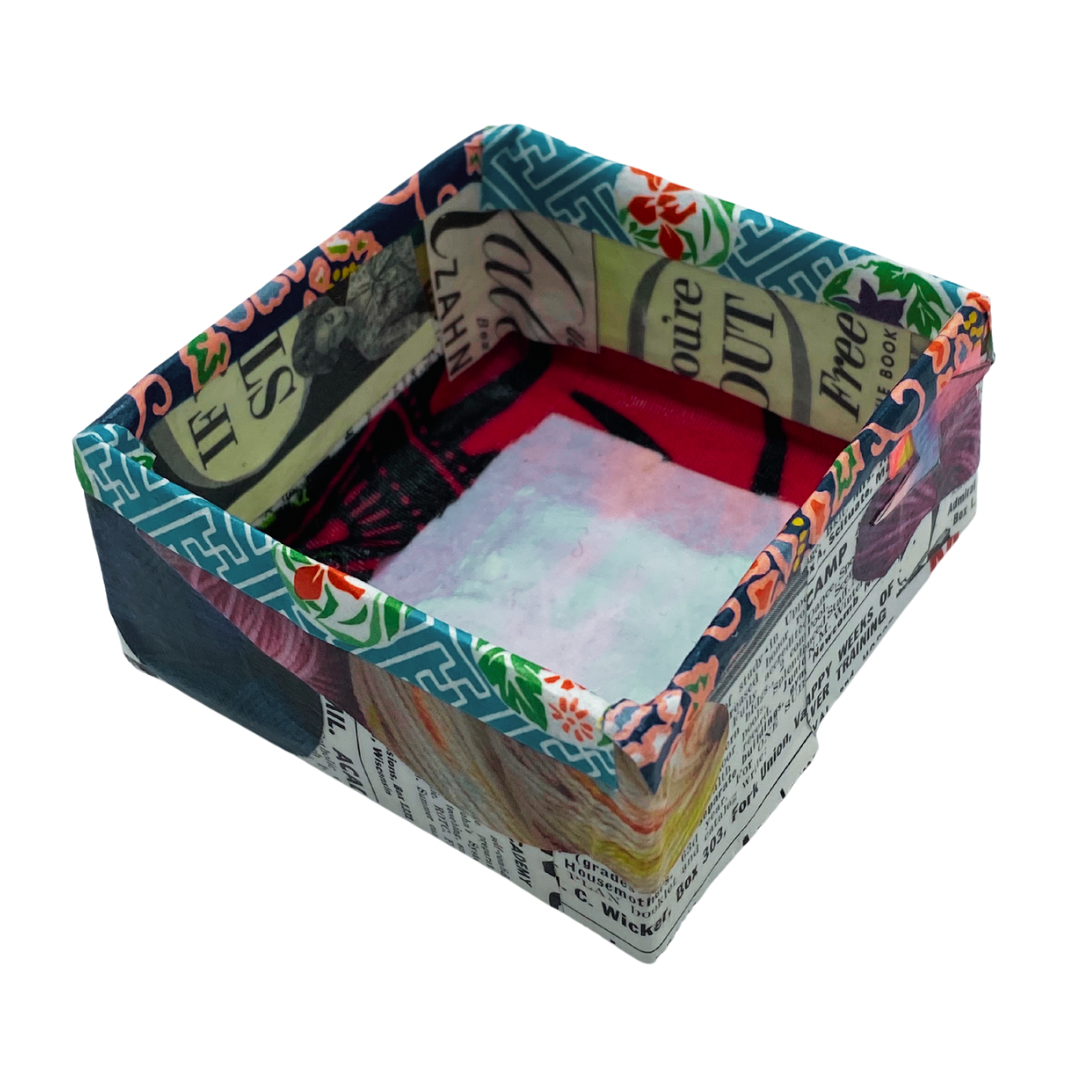 Iridescent Handmade Decoupage Box