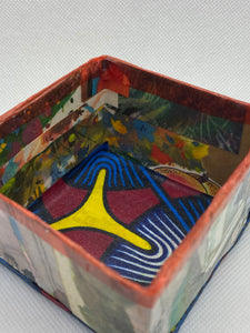 Fabric and Paper Decoupage Box