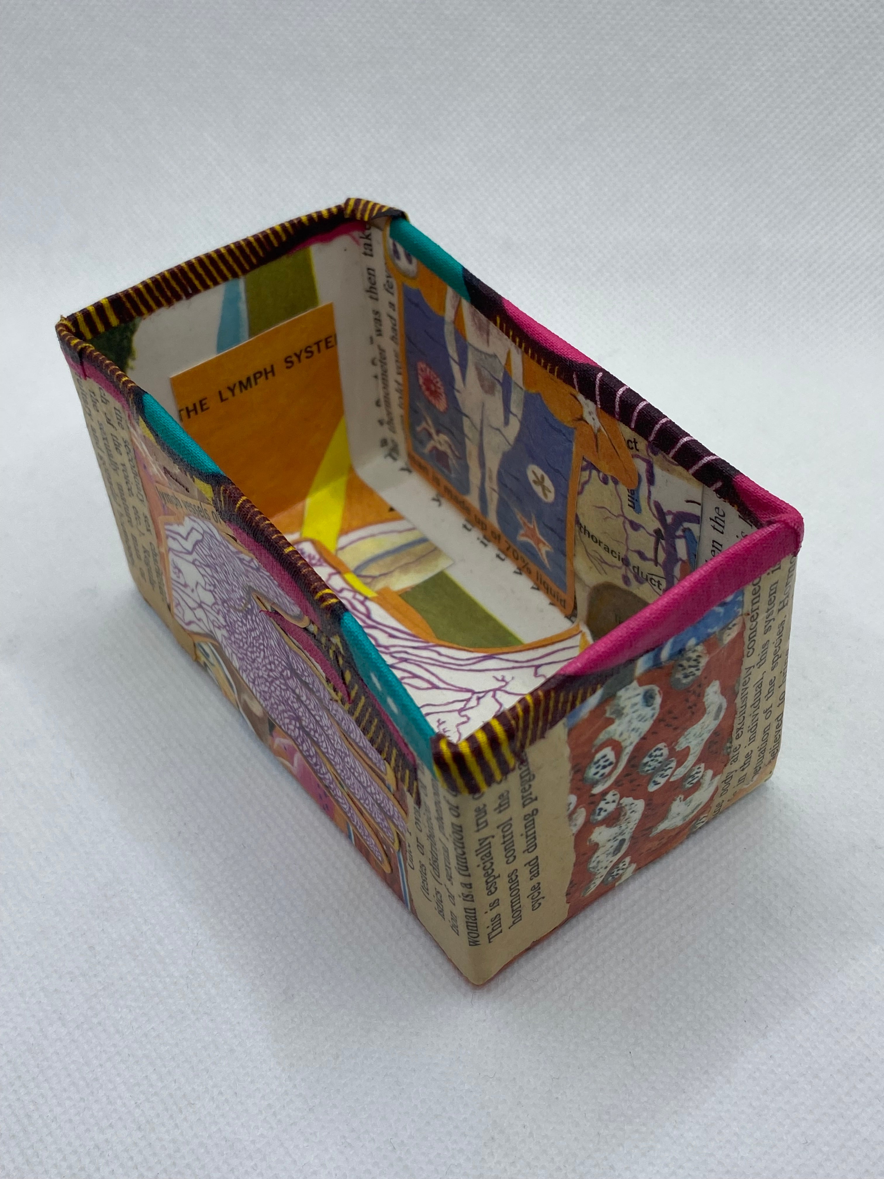 “Body Book” Handmade Decoupage Box