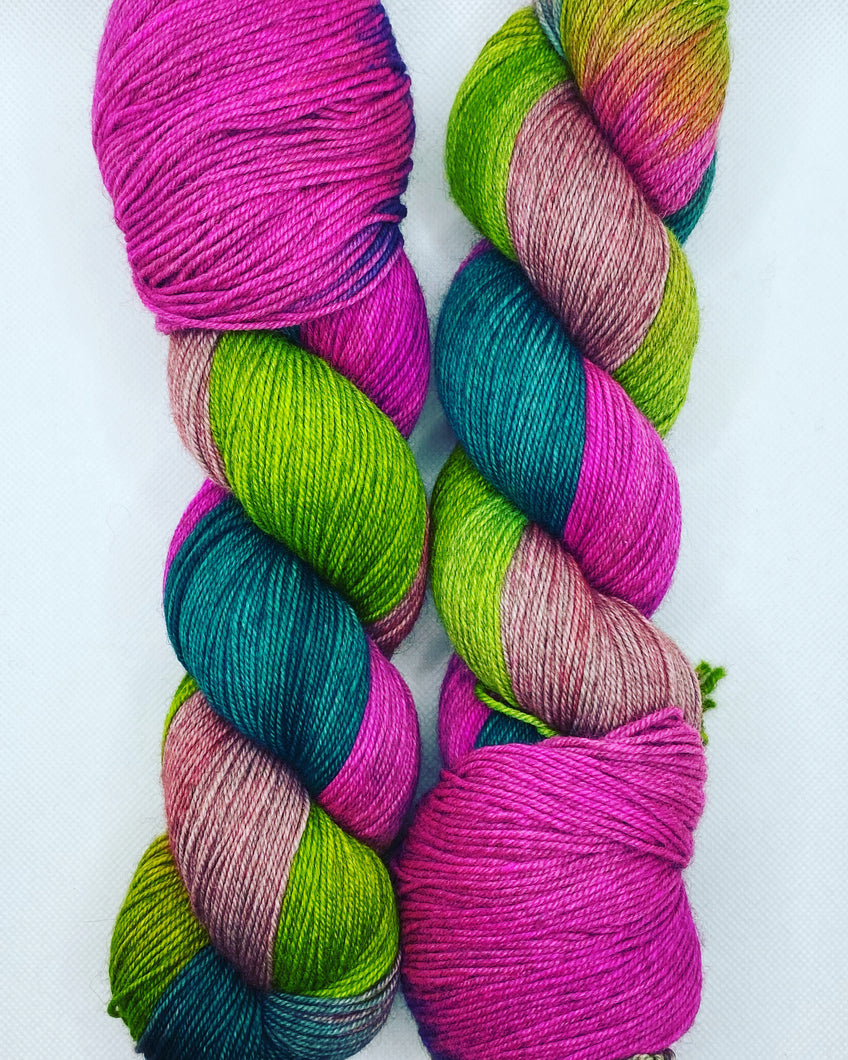 “Schlumbergera” Hand Dyed Yarn
