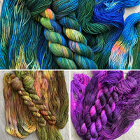 Autumn Rainbow Hand Dyed Yarn