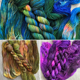 Autumn Rainbow Hand Dyed Yarn