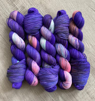 Grape Slushee Hand Dyed Yarn