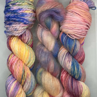 “Misty Magic” One of a Kind Hand Dyed Yarn