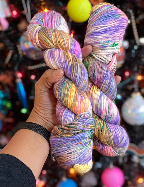 “Scare School Revisited” Hand Dyed Yarn