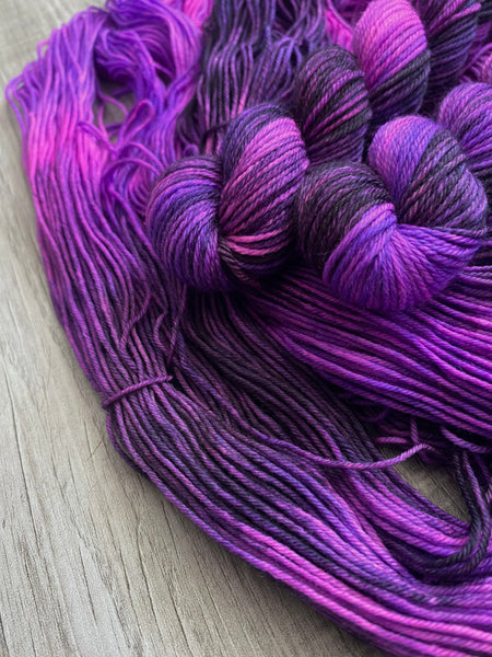 “The Witching Hour” Wholesale Hand Dyed Yarn