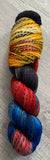 Leftover “4 Aces Tarot Collection” Zebra Hand Dyed Yarn