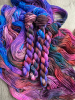 Purple Rainbow Fingering Mini Skeins