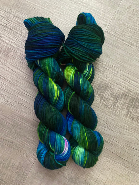 “Submerged” DK Hand Dyed Yarn