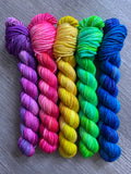 “November Rainbow 2025” Worsted 50 g Set of 5 Skeins