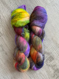 Mohair/Silk and Suri Alpaca Hand Dyed Yarn