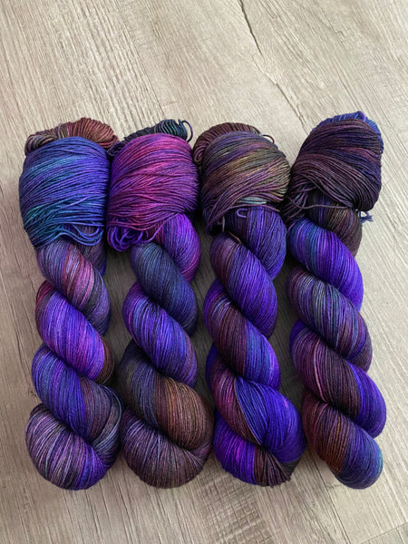 Paradise One of a Kind Fingering Hand Dyed Yarn