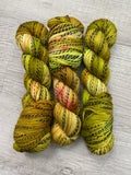 Leftover “4 Aces Tarot Collection” Zebra Hand Dyed Yarn