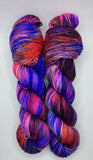 “Purple Night” Hand Dyed Merino Wool