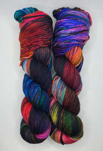 “Scorpio Rising” Hand Dyed Yarn