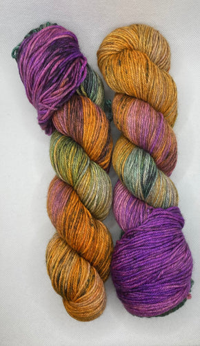 “Now She’s a Witch” Hand Dyed Yarn