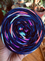 “Black Hole” Hand Dyed Yarn