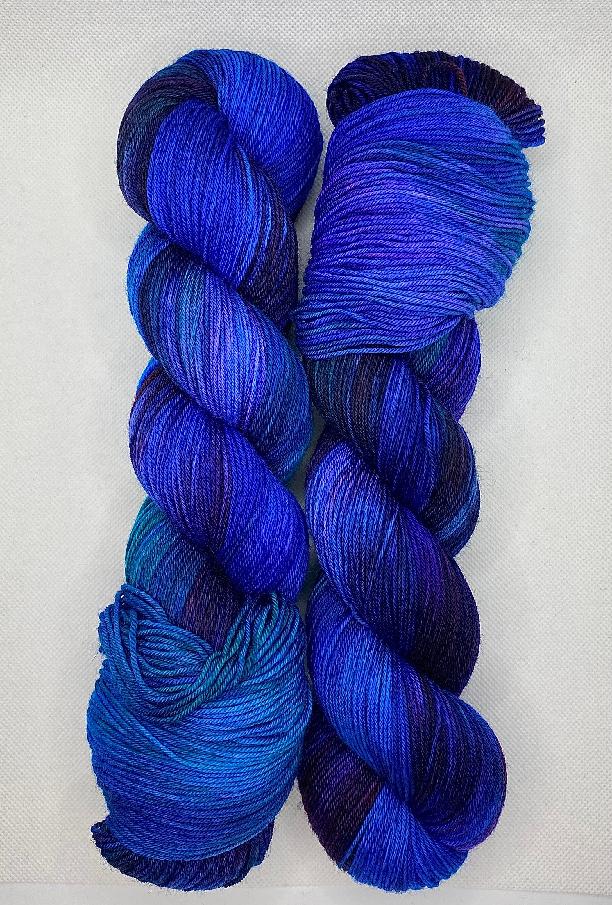 “Peacock” Hand Dyed Yarn