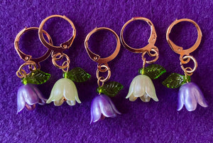 Pearl Flower Stitch Markers