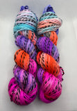 “Glow” Zebra DK Hand Dyed Yarn