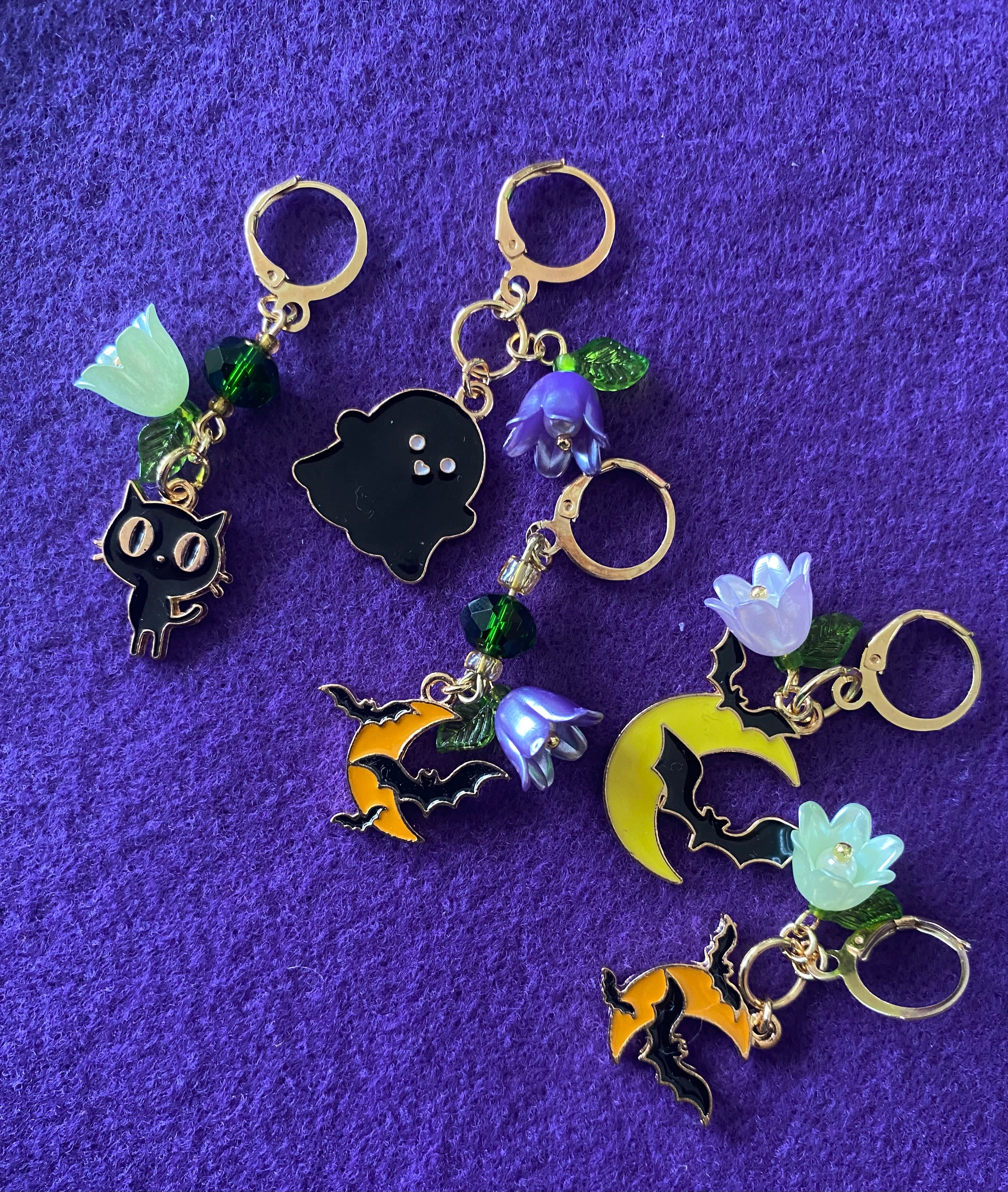 Spooky Spring Handmade Stitch Markers