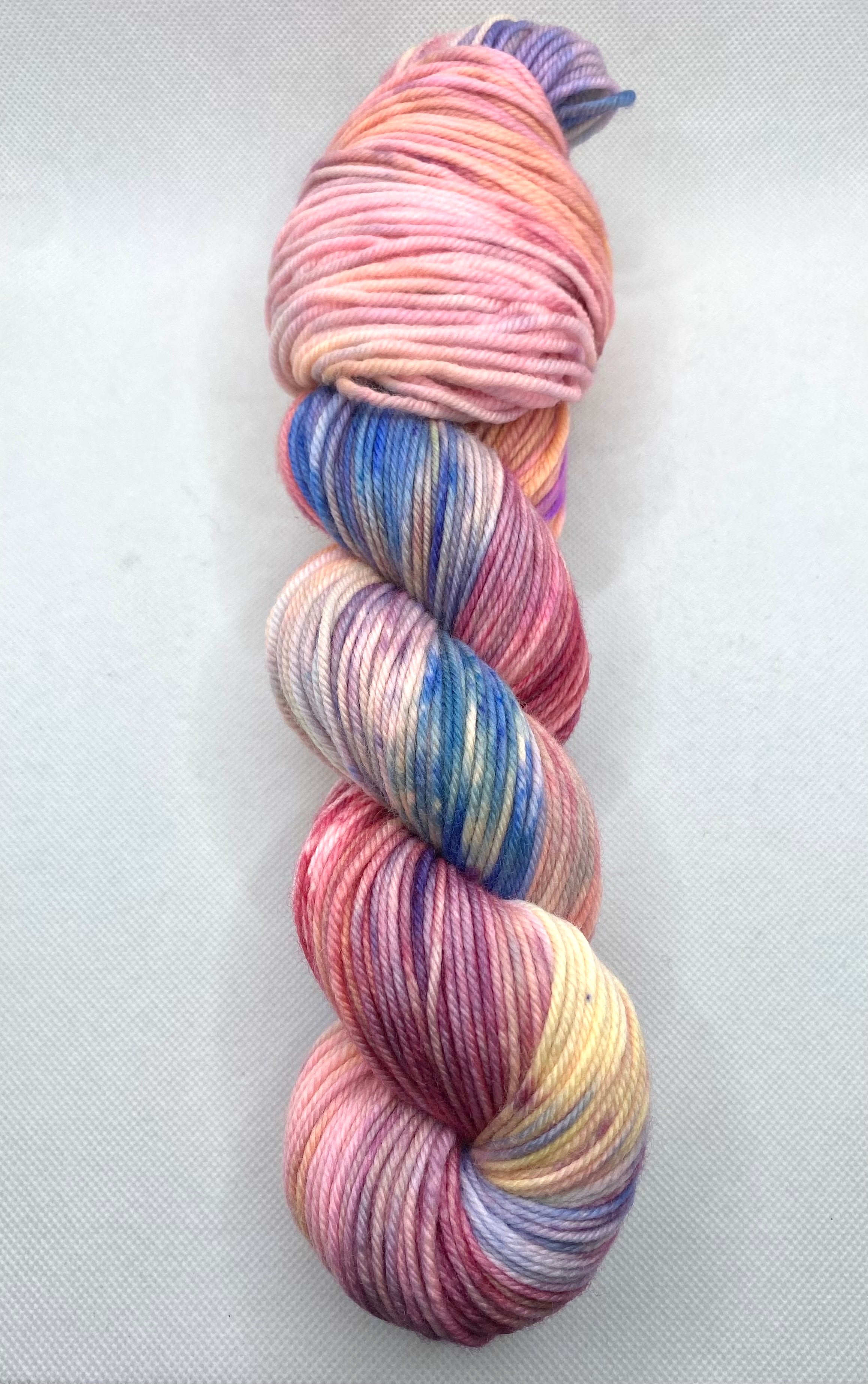 “Misty Magic” One of a Kind Hand Dyed Yarn