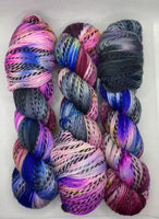 “Stormy” Hand Dyed Yarn