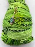 “The Za Za” Hand Dyed Yarn and Stitch Marker