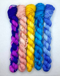“Poor Things” -Inspired Mini Skein Set of Hand Dyed Yarn