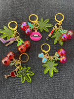 “Cherry Chill” Handmade Stitch Markers