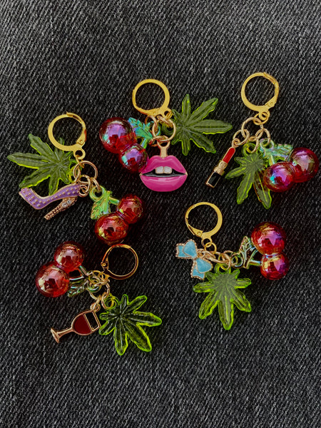 Green Queen Handmade 5 Stitch Marker Set
