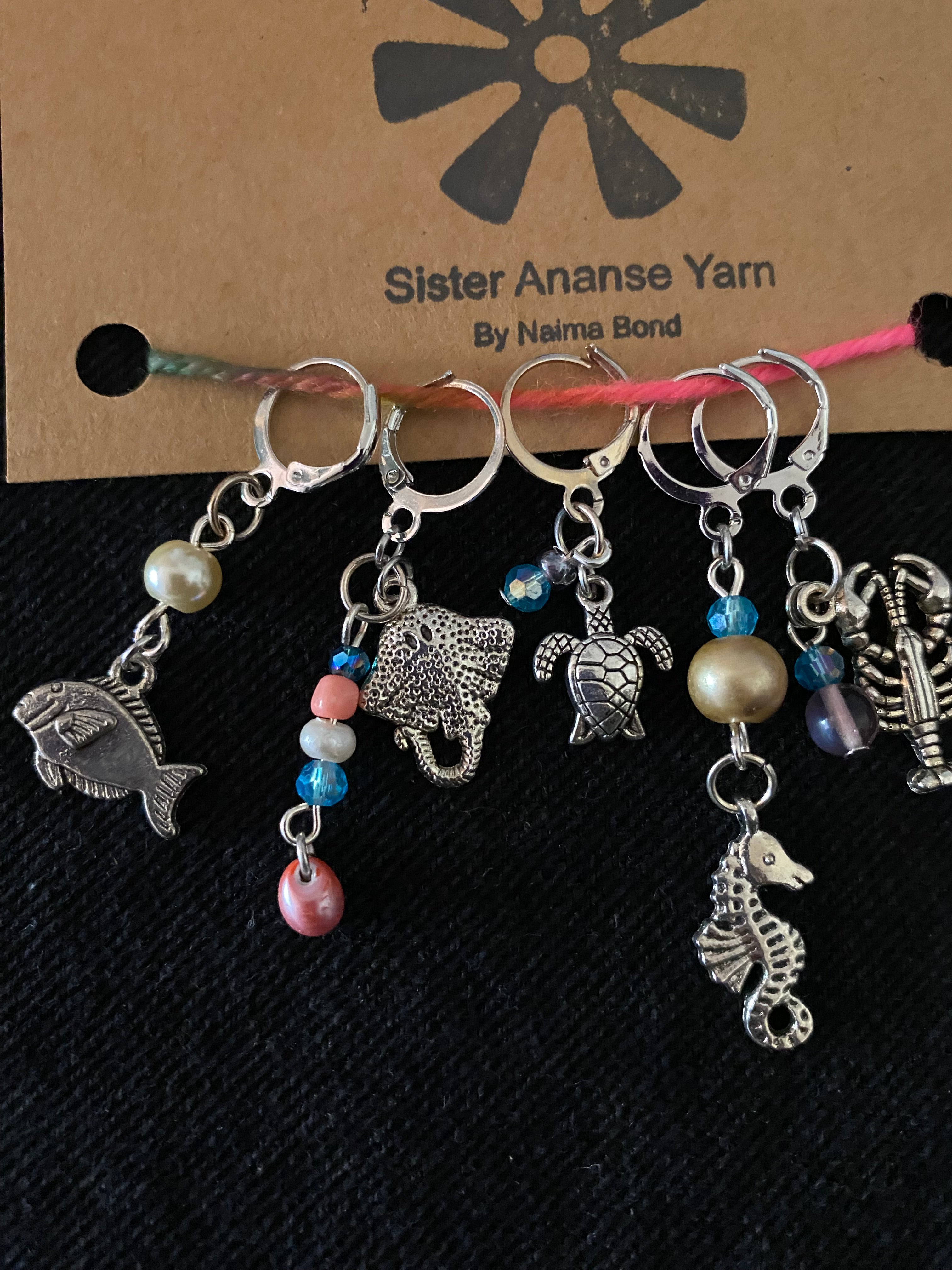 “Ocean Animals” Stitch Markers