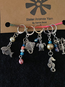 “Ocean Animals” Stitch Markers