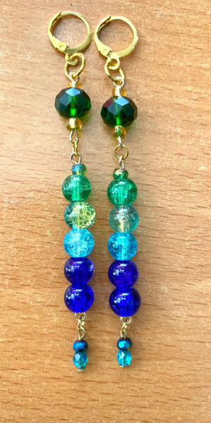 “Sparkling Spheres” Handmade Earrings