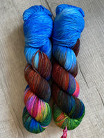 “Morning Tide Pool” Sport Weight Hand Dyed Yarn