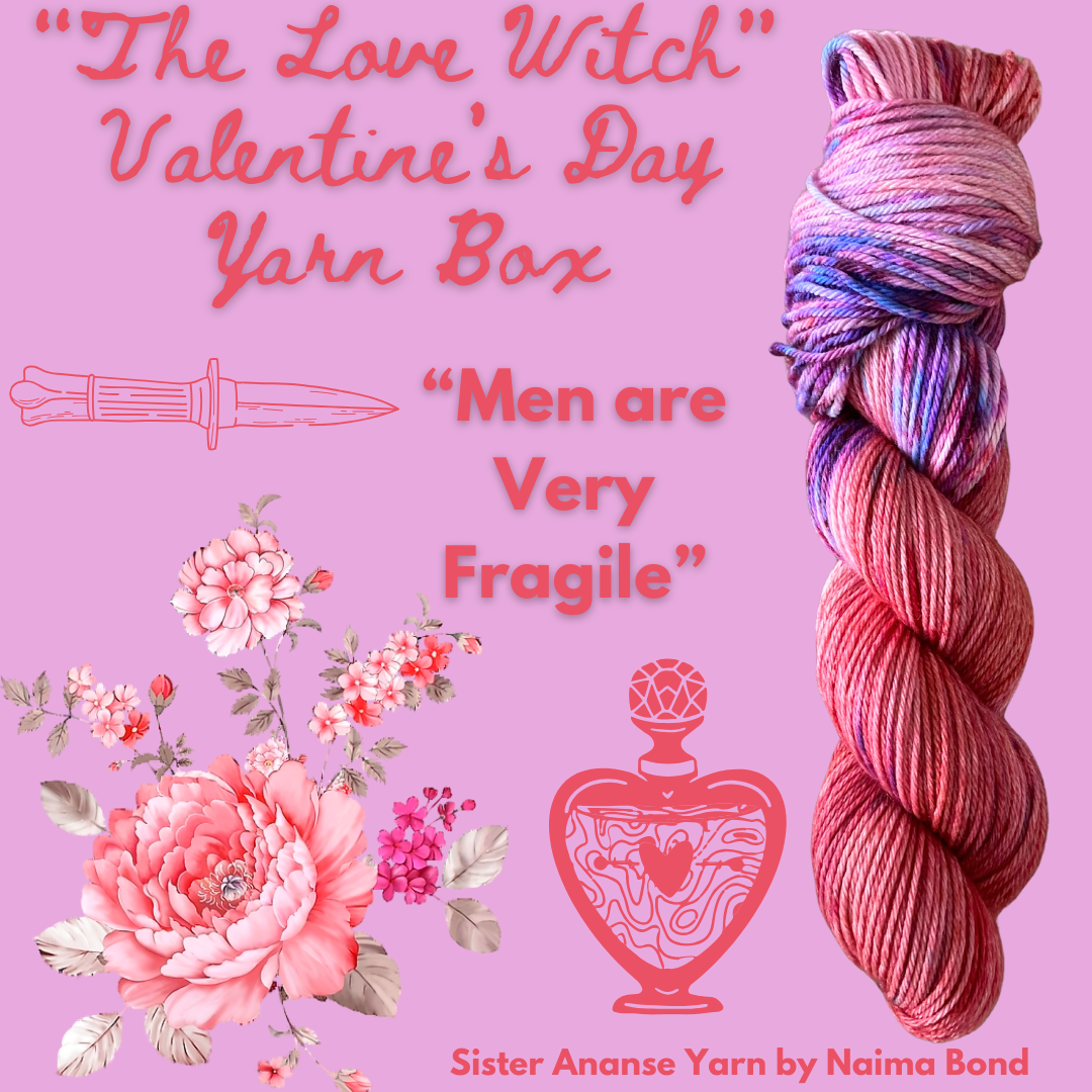 “Men are Very Fragile” Leftover Hand Dyed Yarn