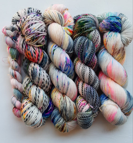 "Galaxy Opal" Wholesale Merino Wool Hand Dyed Yarn