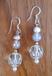 Crystal Globe Earrings