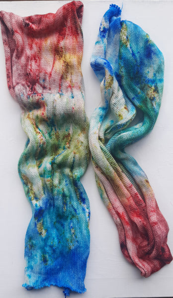 "Lake Superior Agate" Hand Dyed Merino Wool Sock Blank