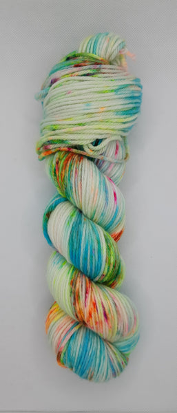 "Sun Dappled Coral" Wholesale Hand Dyed Yarn