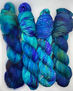 "Moonage Daydream" LEFTOVER Sister Ananse Dream Collection Hand Dyed Yarn